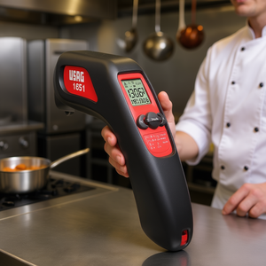 Thermomètre infrarouge numérique Usag 1651, capteur de température sans contact - Product Image 3