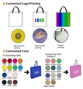 Bolsas de Compras Promocionales Reciclables Personalizadas, Bolsas de Tela No Tejida con Logotipo, Bolsillo para Paquete de Maratón - Product Image 2