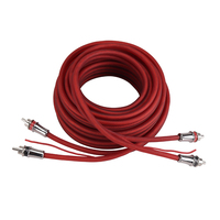 Câble audio RCA JLD AUDIO 2 canaux mâle-mâle en cuivre sans oxygène 99,99 %, 5,2 m, paire torsadée, réduction du bruit, PVC, pour home cinéma