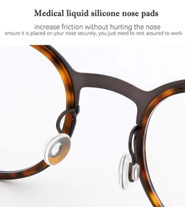 Unisex High Quality Round Retro Style Full-Rim Lightweight Titanium Spectacle Frame <strong>4</strong> Colors for Youth <strong>Reading</strong> <strong>Glasses</strong> - Product Image 3