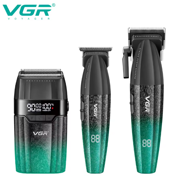 VGR V-640 S3 Hair Trimmer Professional Clippers Cordless Hair Clipper Shaver 9000 RPM Adjustable Hair Cutting Machine for Men
