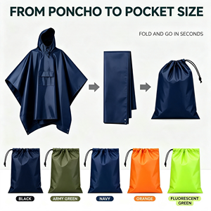 Tenda Multifunzionale Tre-in-Uno per Esterni, Riutilizzabile, Leggera, in Poliestere, per Escursionismo, Alpinismo, Campeggio, Compatta - Product Image 5