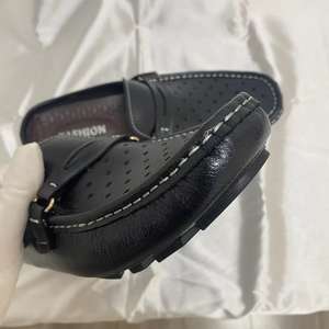 Zapatillas de Cuero Genuino para Hombre, Tallas Grandes, Mocasines de Exterior con Talón Descubierto, Sandalias para Caminar, Personalizables con Logotipo, Tallas 38-46 - Product Image 5