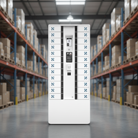 Y2 Power TEC 24 Baies Serveur IoT+Cloud HTML 5 Casier Intelligent avec Télécommande Station de Recharge pour Appareils d'Employés pour Entreprises