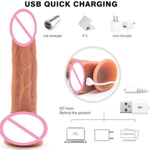 Dildo Vibrador <span class=keywords><strong>de</strong></span> Silicona Suave con Calefacción, Juguete Sexual para Mujeres, 100% Impermeable, Juguete Adulto Portátil para Parejas, Vibrador Realista - Product Image 5