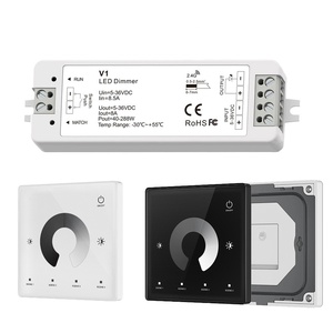 V1 RF <strong>Wireless</strong> <strong>LED</strong> Dimmer <strong>Controller</strong> 1-Channel 8A Remote Control for 12V/24V/36V <strong>Led</strong> Strip Single Color ROHS Compliant - Product Image 2
