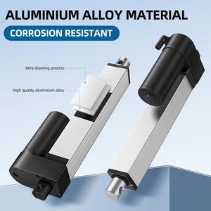 Actuador lineal eléctrico de 500mm de carrera de 24V CC con controlador de Motor de accionamiento de bajo ruido de carga 600N para elevación de mesa velocidad de 3000RPM - Product Image 3
