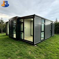 Casa Contenedor Expandible de Lujo, Villa Prefabricada con Diseño de Concepto Abierto, Dormitorio Moderno, Fácil Instalación