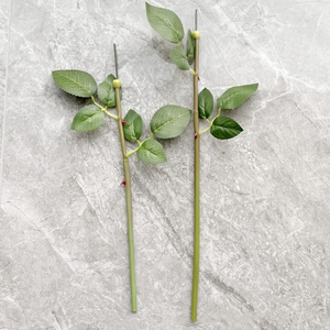 YOPIN-1614 Flor Artificial Individual con Tallo Largo <span class=keywords><strong>de</strong></span> Plástico, <span class=keywords><strong>Rosa</strong></span> para Boda - Product Image 5