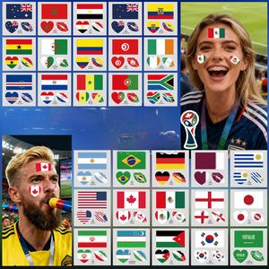 Tatuajes Temporales Personalizables al por Mayor, Ecológicos, para Fanáticos del Fútbol, para Eventos de Apoyo a Partidos, Promociones, Clubes y Marca - Product Image 1