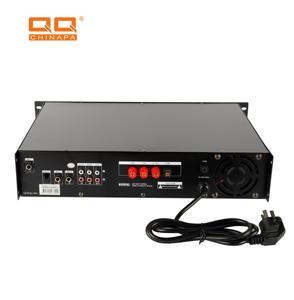 Bộ Khuếch Đại PA 60W 100V Âm Thanh Chuyên Nghiệp USB Bluetooth Với Điều Khiển Từ Xa Bộ Khuếch Đại Bộ Trộn FM - Product Image 6