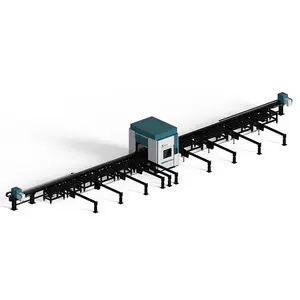 LX650FBHGA - Máquina de corte a laser para tubo de aço inoxidável e metal, equipamento de corte a laser com viga de aço em forma de H