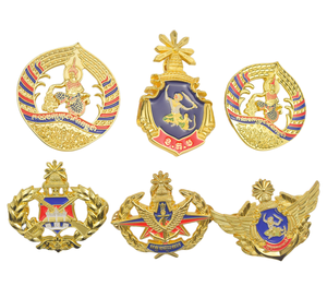 Kambodscha People's Peoples Party CPP Hun Sen Politische SCPP KRCP Anstecknadel Benutzer definierte Stifte für Takhmau Town Cambodian People's Party - Product Image 6