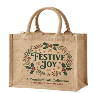 Natural Jute <b>Gift</b> <b>Bags</b> With Strong Reinforced Handles Reusable Packaging <b>Bags</b> For <b>Party</b> Favors Holiday <b>Gifts</b> Business Gifting - Product Image 4
