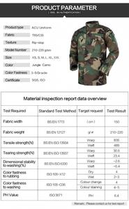 ชุดเดรสสำหรับฝึกซ้อมต่อสู้ภาคสนามเครื่องแบบ ACU แบบทอระบายอากาศได้ - Product Image 3