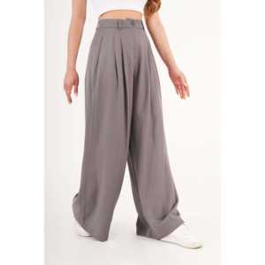 Pantalones de Visón XL para Mujer, Plisados, con Doble Bolsillo, Transpirables, Cintura Elástica, Corte Holgado, Diseño Formal para Chicas, Venta al por Mayor - Product Image 2