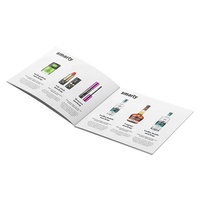 Échantillon Gratuit - Brochure Publicitaire Personnalisée, Pliante, Dépliant, Flyer, Menu de Restaurant, Impression Offset, Marque LEISA, Taille Personnalisée