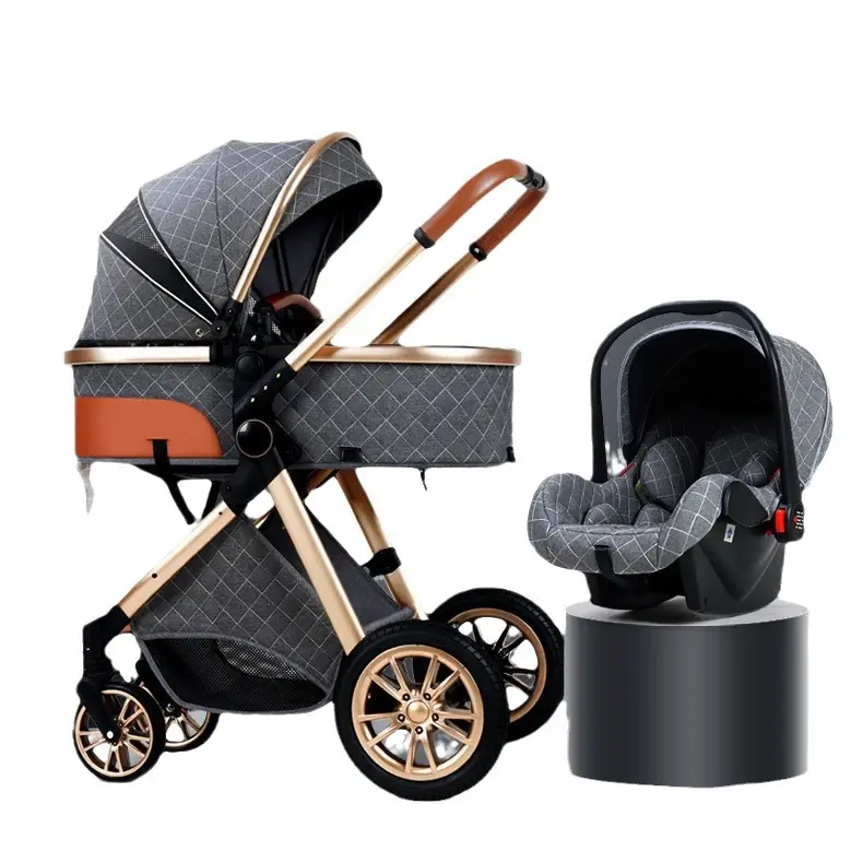 2024 top vente Poussette bébé portable design classique