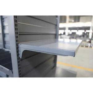Estantería personalizada para góndola de supermercado, estante de metal ligero de doble cara para <span class=keywords><strong>farmacia</strong></span> y almacenamiento de herramientas de jardín - Product Image 3