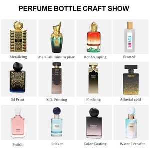Accepter les flacons de parfum de luxe rectangulaires carrés arabes dorés personnalisés Flacon de <span class=keywords><strong>parfumerie</strong></span> Flacon de parfum vide en verre de 70ml - Product Image 6