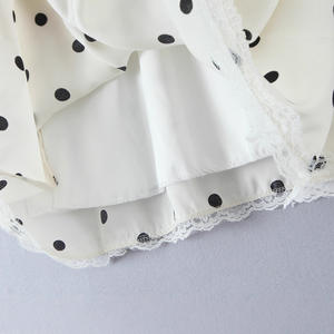 <span class=keywords><strong>Abito</strong></span> Estivo da Donna Bohémien con Stampa a <span class=keywords><strong>Pois</strong></span>, Collo Appeso, Schiena Scoperta, Senza Maniche, <span class=keywords><strong>Mini</strong></span> Vestito con Vita Stretta - Product Image 5