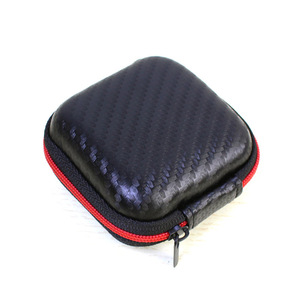 Mini Black <strong>Earphone</strong> Storage <strong>Bag</strong> Wire Storage Zipper <strong>Bag</strong> Ear <strong>Earphone</strong> Packing Box Neutral Storage <strong>Bag</strong> Box - Product Image 1