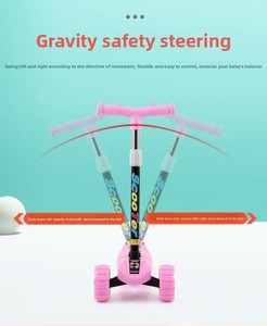 Trottinette pour enfants en direct d'usine, exportation en gros, trottinette pas chère, conduite en plein air, hauteur réglable, trottinette pliable pour enfants - Product Image 4