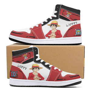 Chaussures imprimées d'anime transfrontalières pour 4 styles Luffy <span class=keywords><strong>Zoro</strong></span> Hommes et femmes Couples Chaussures hautes Mode Chaussures Luffy en une seule pièce - Product Image 6