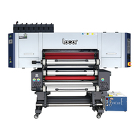 Impresora UV DTF Locor de 60 cm A2, rollo a rollo, con lámina de transferencia en frío de oro y plata, plotter de impresión y laminación todo en uno