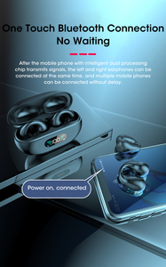 Écouteurs sans fil Bluetooth TWS pour téléphones, oreillettes <span class=keywords><strong>de</strong></span> Sport à Conduction osseuse - Product Image 4