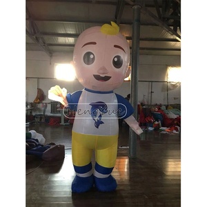 Hengyue personaje de dibujos animados inflable bebé niño para decoración de fiesta eventos publicidad inflable <span class=keywords><strong>JJ</strong></span> niño a la venta modelo inflable - Product Image 5