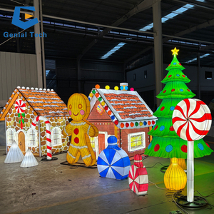Esposizione della lanterna del Festival della casa di natale della decorazione della lanterna all'aperto del parco a tema SGL049 - Product Image 3