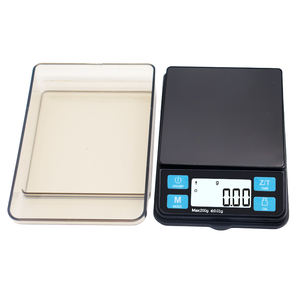 Balance de précision numérique multifonctionnelle à piles avec plateau et couvercle intégrés, étalonnage 50g, précision 0.01g, capacité 200g - Product Image 5