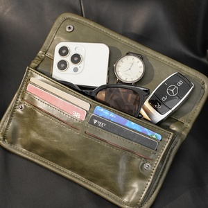 Fashionable Retro Men's <b>Medium</b>-length Pu Wallet Vintage Trendy Versatile Clutch Bag Young Men Multi-card Slot Coin <b>Purse</b> Model - Product Image 5