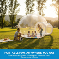 Dôme gonflable portable d'extérieur pour enfants, avec ballons, pour fêtes, photos et décoration de jardin
