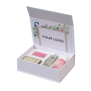 Biểu Tượng Tùy Chỉnh Thanh Lịch Chăm Sóc Da Thiết Lập Hộp Giấy Màu Hồng Sang Trọng Mỹ Phẩm Bao Bì Hộp Lưu Trữ Quà Tặng Mẫu Bao Bì Hộp Từ - Product Image 1