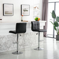 Tabouret de bar réglable en velours avec fonction pivotante pour restaurant, café et usage domestique