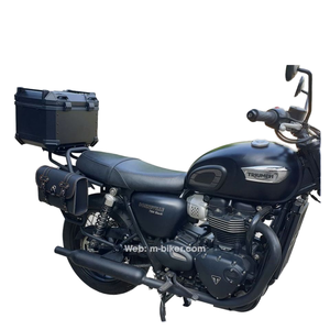 Porte-bagages en aluminium M-Biker pour modèle 3 compatible avec les motos T100 T120 Street Twin900 - Product Image 1
