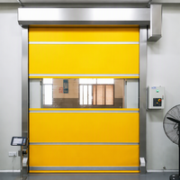 Porte à enroulement en PVC haute vitesse certifiée CE ISO, portes rapides automatiques pour atelier industriel, laboratoire