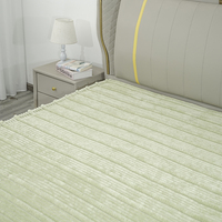 Plaid en polaire jacquard - Doux, chaud, moelleux, confortable, pelucheux, pour toutes les saisons, design moderne, 100% polyester pour canapé/lit
