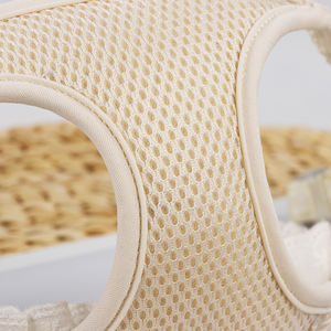 Arnês confortável encantador do cão branco para o colete macio do cão do casamento para cães médios pequenos - Product Image 5