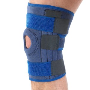 Soporte de Rodilla Ajustable, Rodillera Espiral Metálica para Fútbol, Uso General, Material de Caucho de Cloropreno y Poliéster, Paquete Individual - Product Image 1