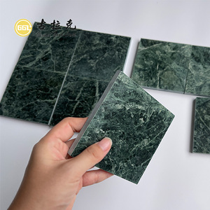 Carrelage de marbre haut de gamme Verde <span class=keywords><strong>Alpi</strong></span> vert foncé coupé à la taille décoratif pour revêtement de sol mural escaliers maison hôtel Design moderne - Product Image 2