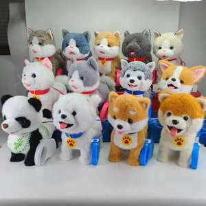 Jouet pour <span class=keywords><strong>chien</strong></span> USB, grande taille, langue mobile, son de gueulade, interactif, pour jeunes, en peluche courte en polyester lesté - Product Image 1