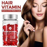 Capsules capillaires à la kératine sans rinçage organique OEM sérum capsule capillaire vitaminée à l'huile d'argan Marque privée Traitement lisse et réparateur sans rinçage