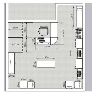 Perchero de Pared Metálico Personalizado |   Muebles de Exhibición para Ropa de Boutique |   Muebles para el Hogar y Tiendas Fabricados en Fábrica - Product Image 2
