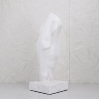 Sculpture abstraite en marbre, artisanat de style nordique, décoration moderne pour salon, art créatif, ornements pour la maison