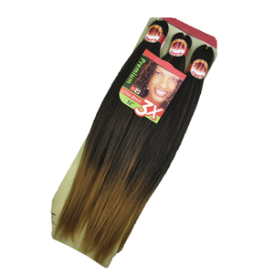 Ventas calientes 3x Preestirado Ez Trenzado <span class=keywords><strong>Extensiones</strong></span> <span class=keywords><strong>africanas</strong></span> Cabello Agua caliente Modelado Ombre Trenza fácil Cabello sintético preestirado - Product Image 1