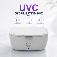 Boîte de stérilisation UV-C portable pour appareils dentaires, gouttières et prothèses, rechargeable Type-C, OEM