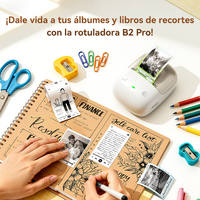 Imprimante d'étiquettes thermique portable intelligente Niimbot B2pro, machine à étiquettes autocollantes multifonction, imprimante photo